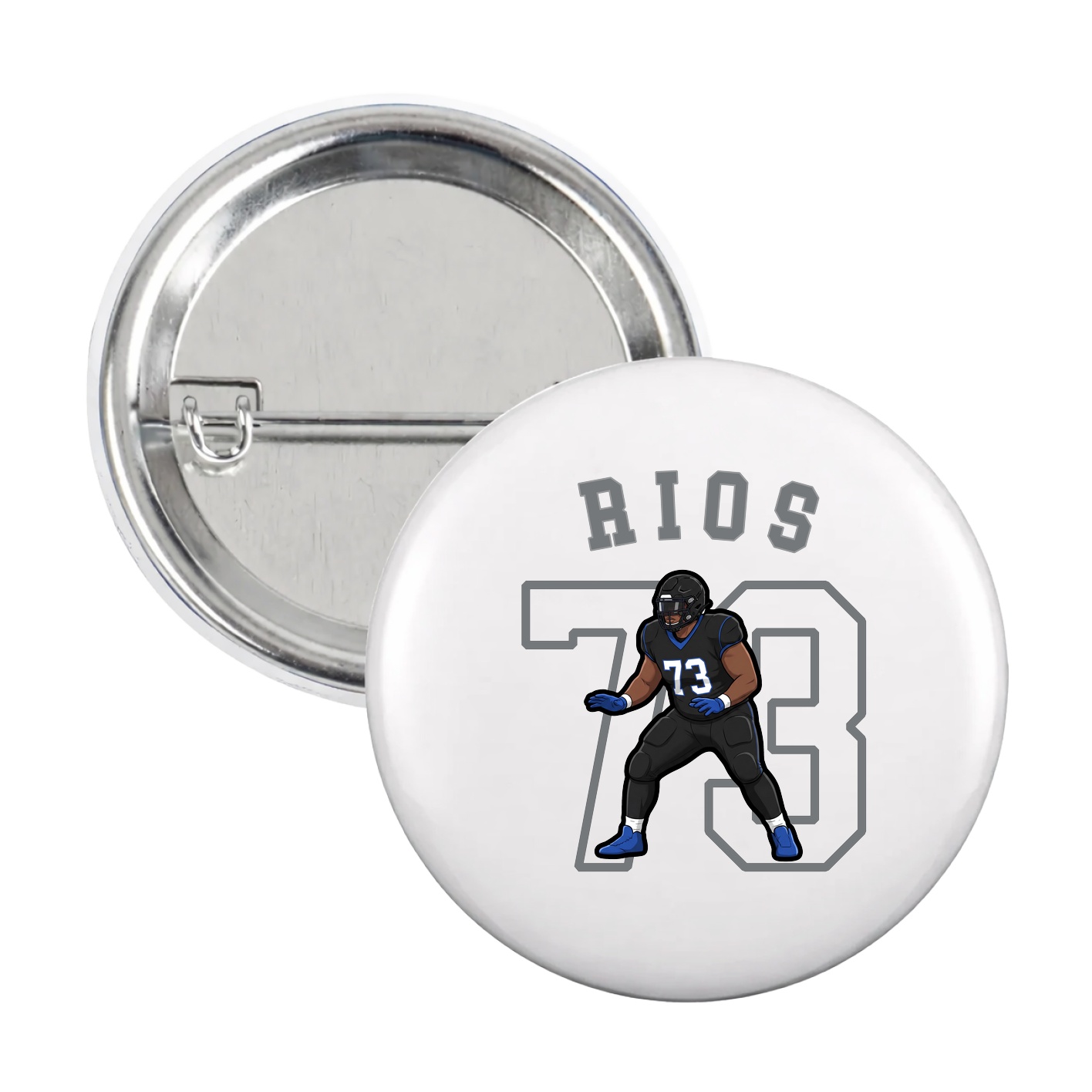 Game Day Button — Shirsey Arch in White