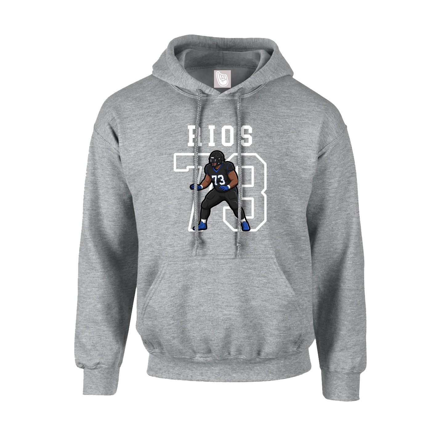 Hoodie — Shirsey in Grey