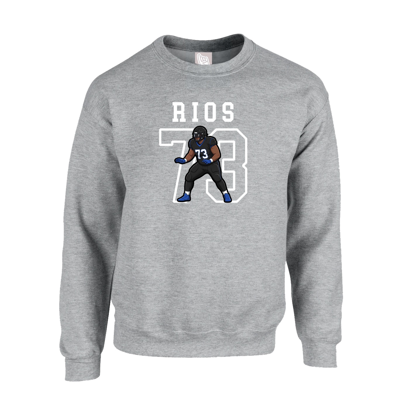 Fleece Crew — Shirsey in Grey