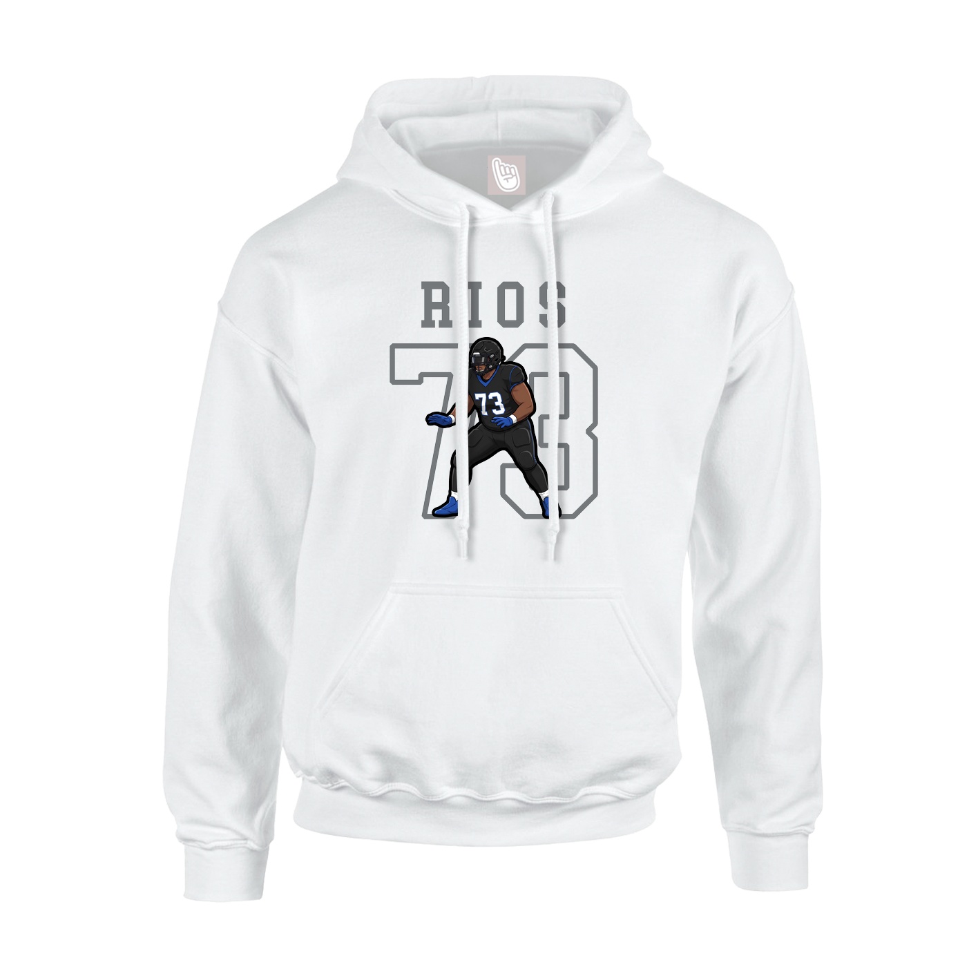 Youth Hoodie — Shirsey in White