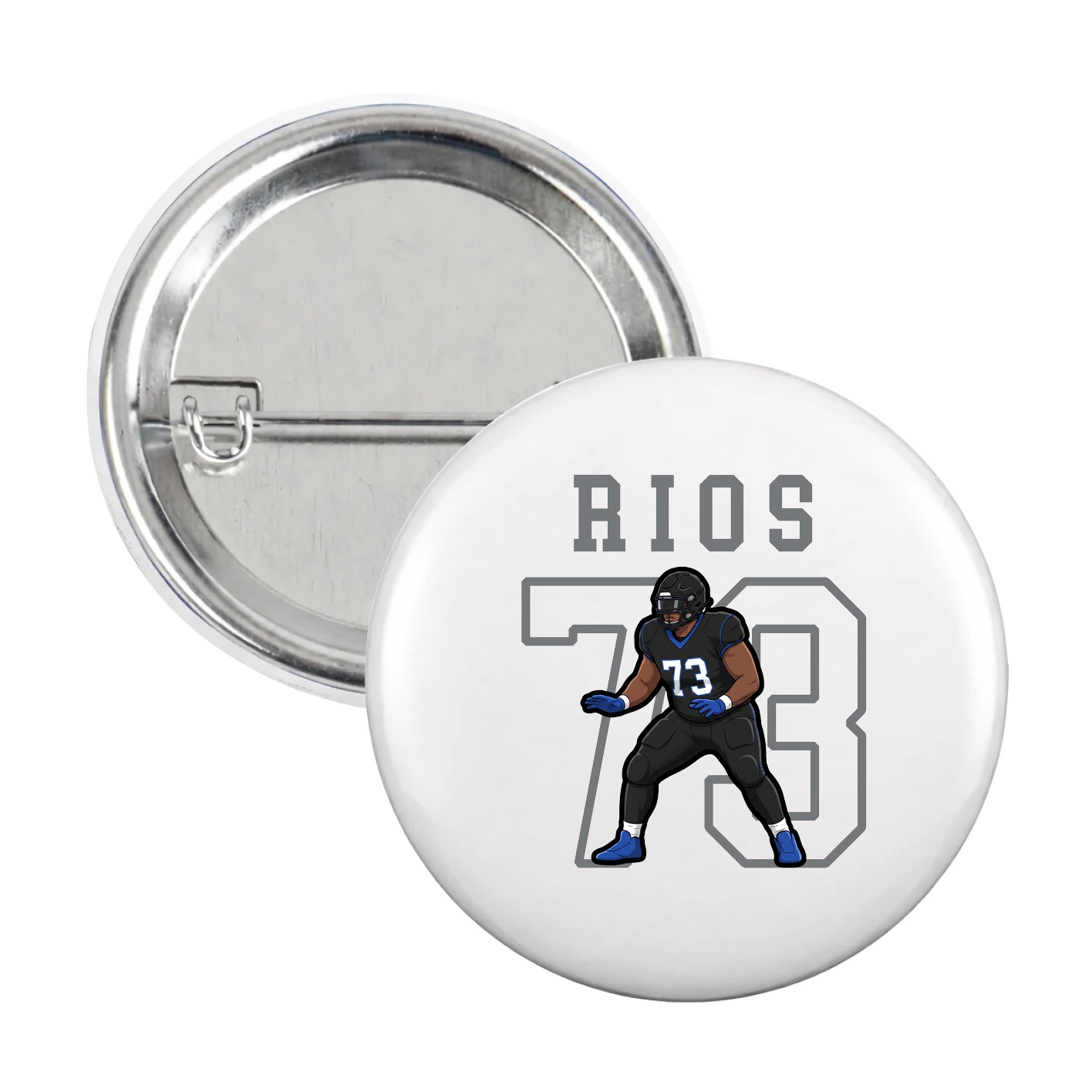 Game Day Button — Shirsey in White