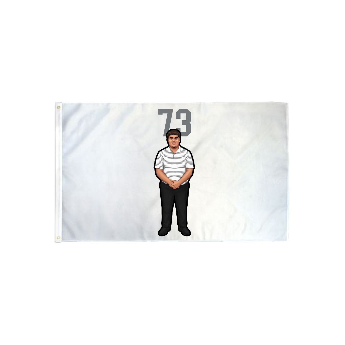 3x5 Flag — Number Top in Classic