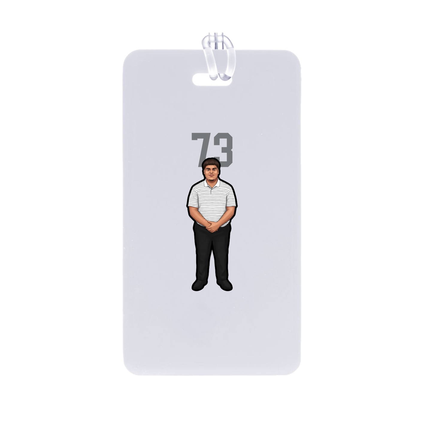Bag Tag — Number Top in Classic