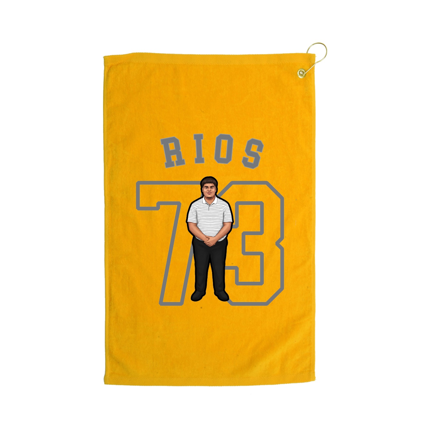 Golf Towel — Shirsey Arch in Gold