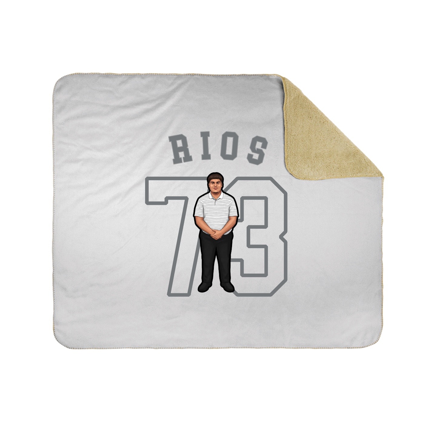 Throw Blanket — Shirsey Arch in White