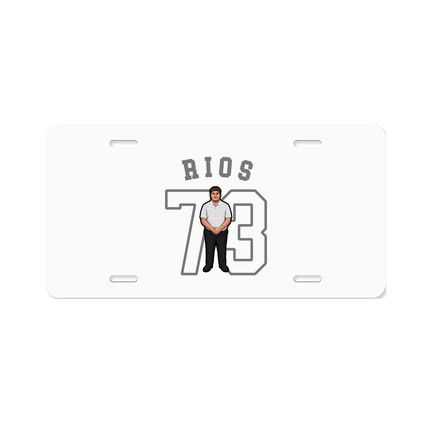 License Plate — Shirsey Arch in Classic
