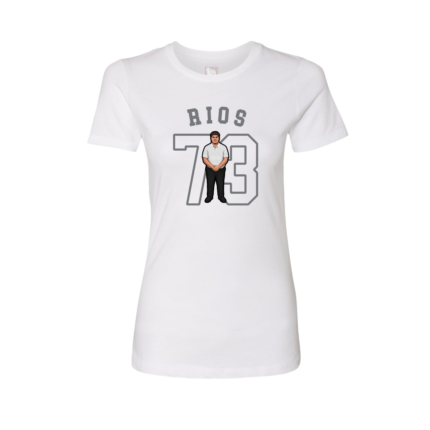 Womens Tee — Shirsey Arch in White