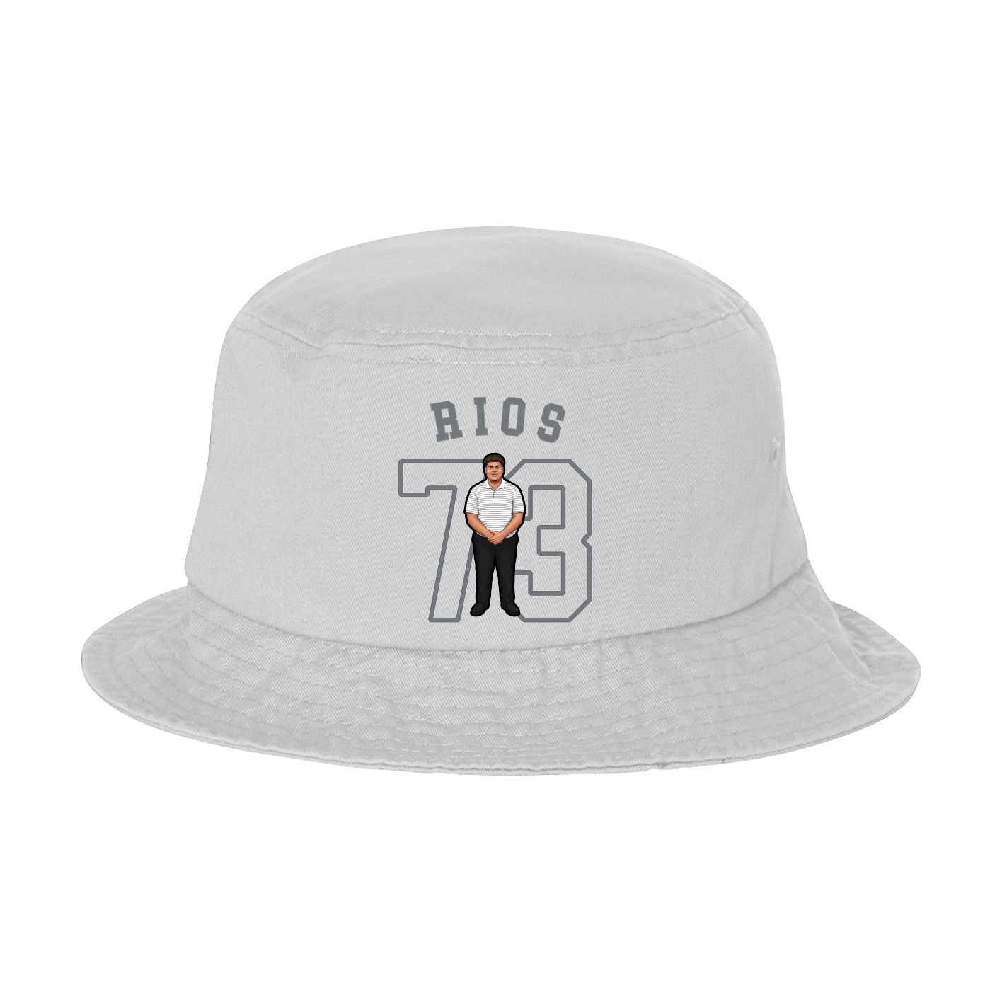 Bucket Cap — Shirsey Arch in White