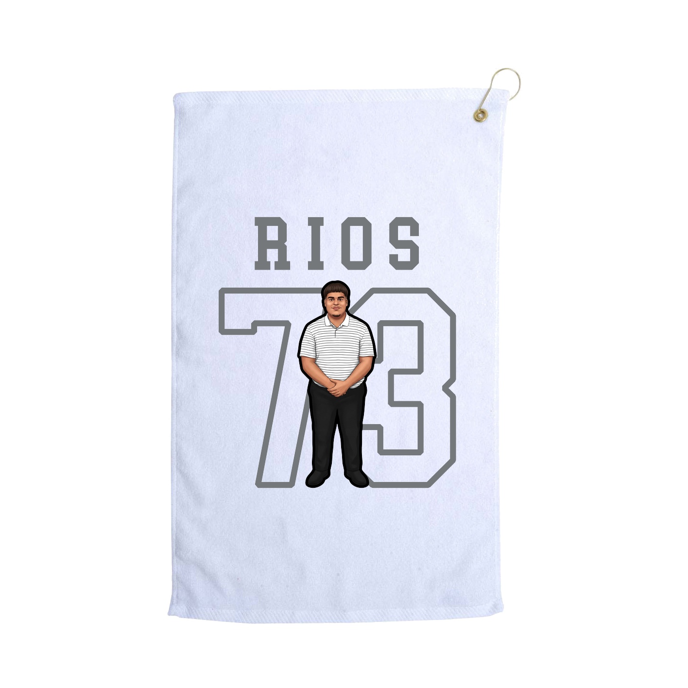 Golf Towel — Shirsey in White