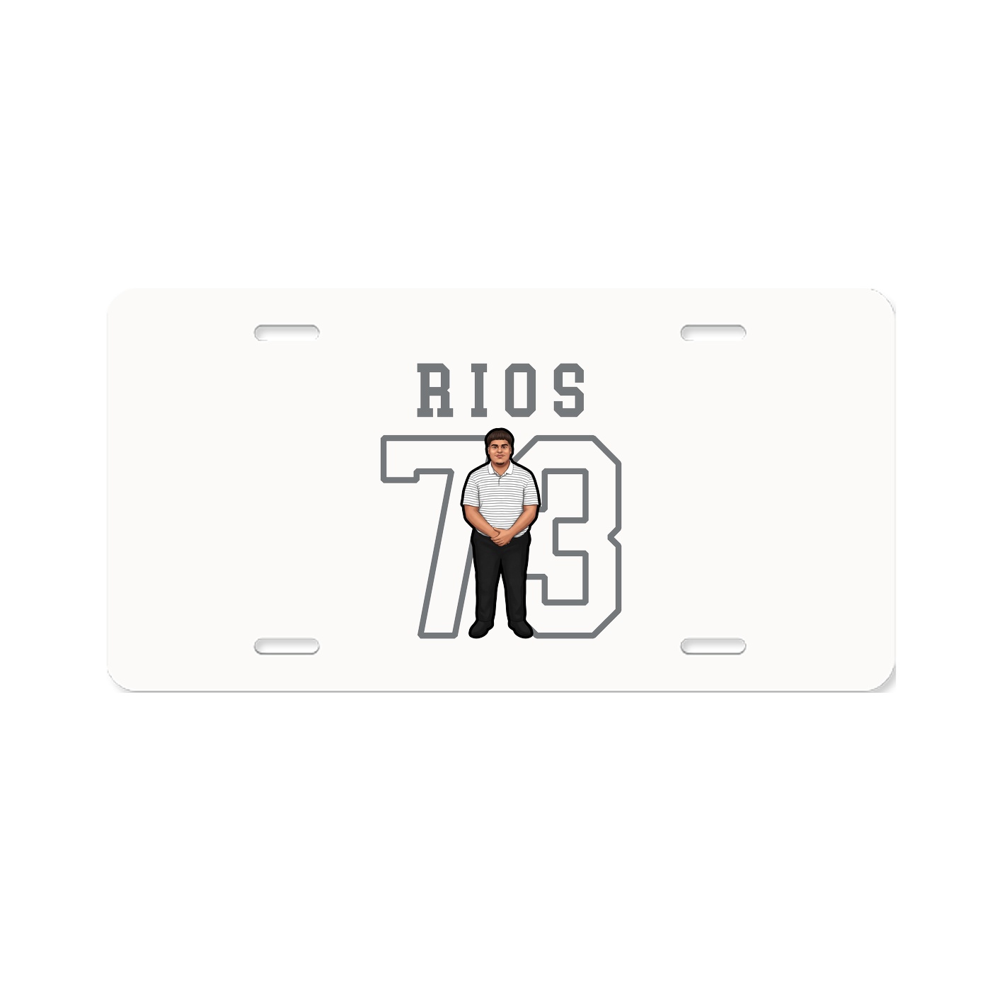 Aluminum License Plate
