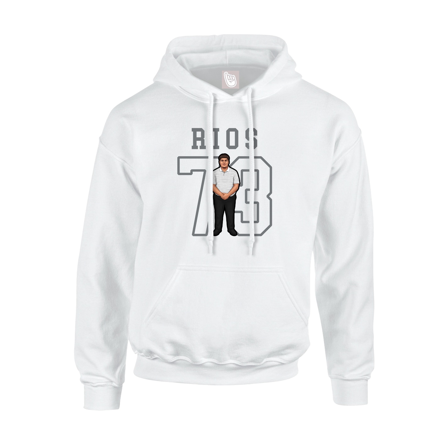 Youth Hoodie — Shirsey in White