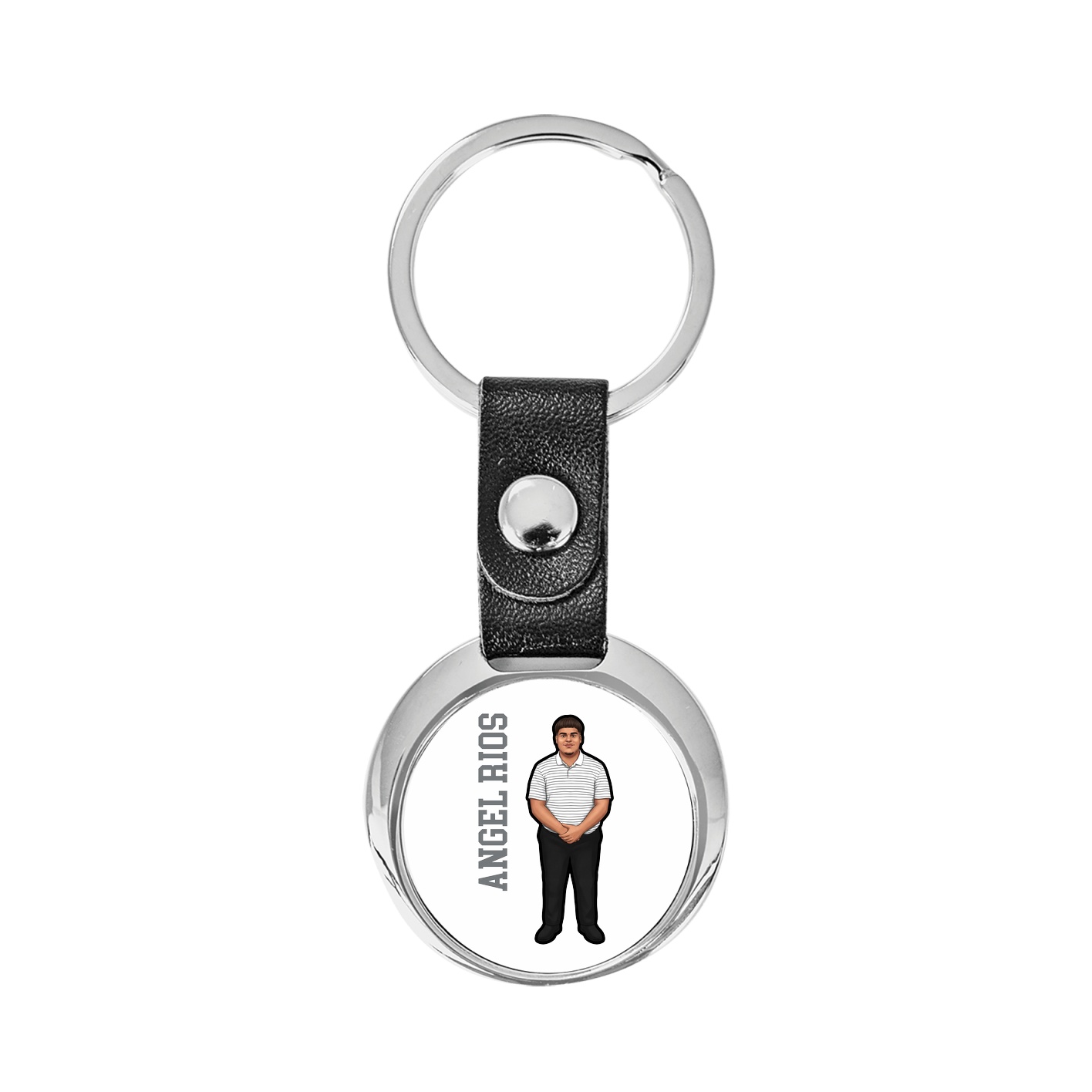 Key Chain — Name Vertical in Classic