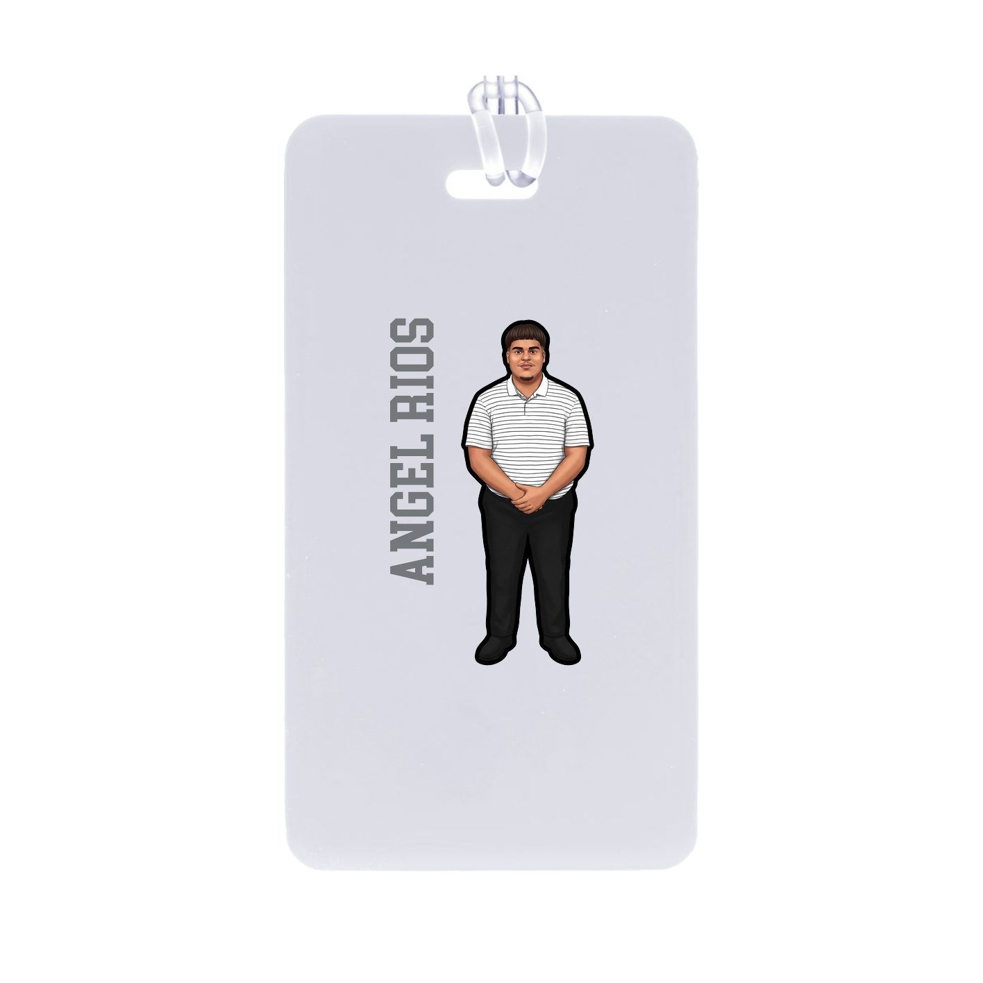 Bag Tag — Name Vertical in Classic
