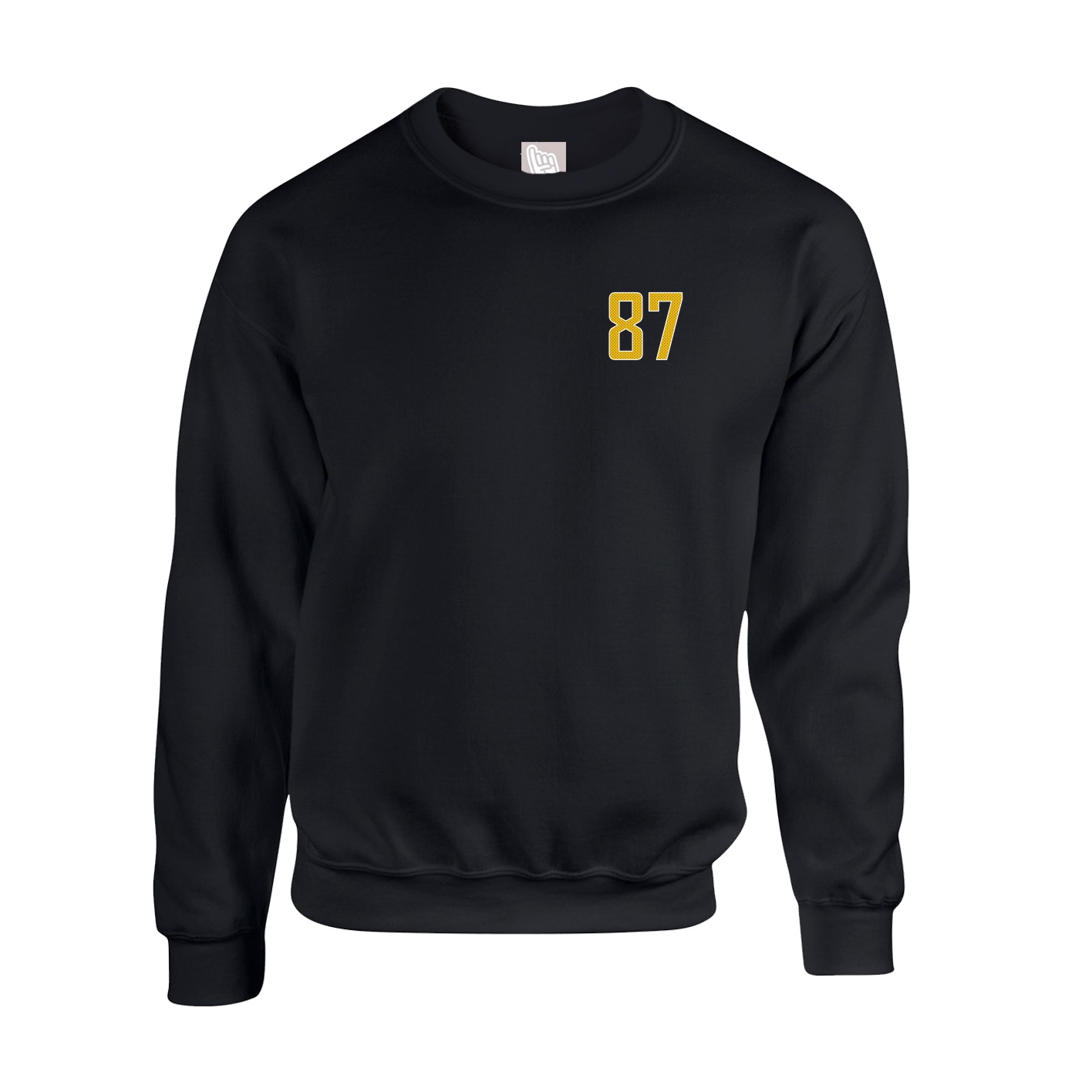 Fleece Crew — Front Shirsy in Black