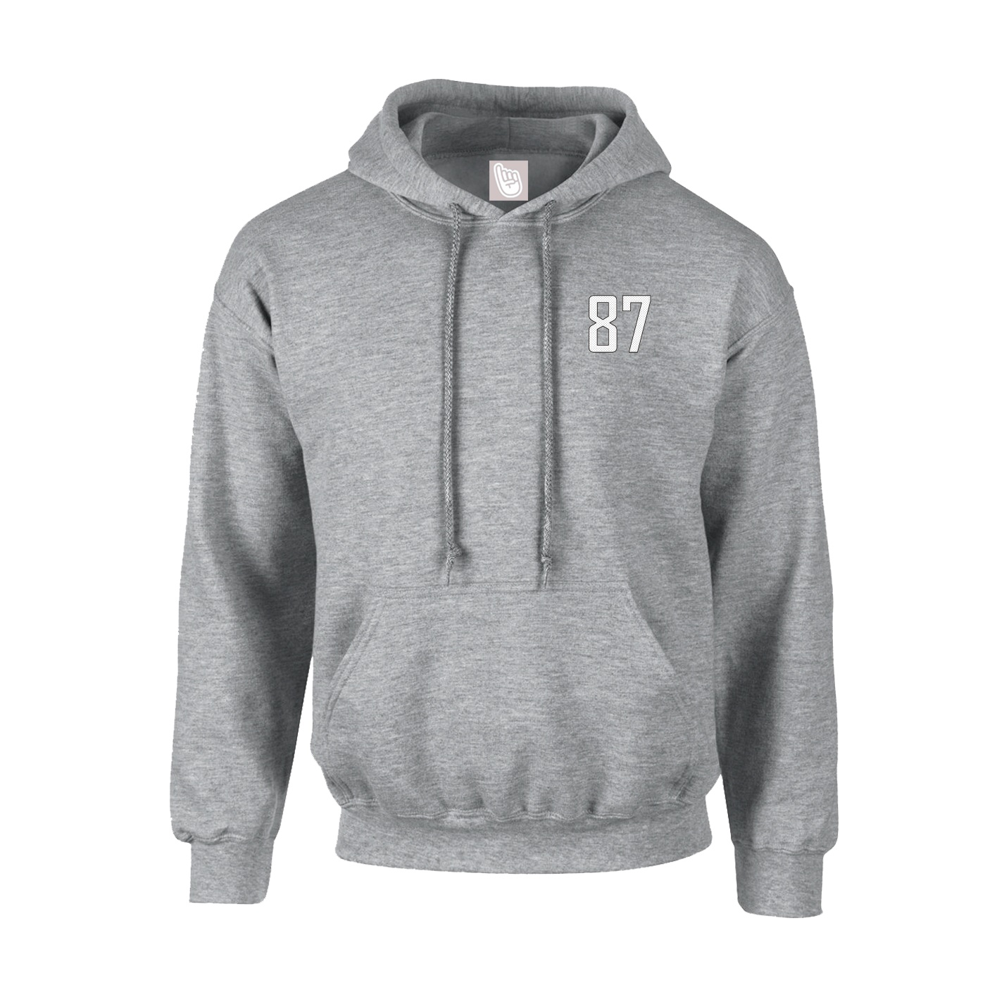 Youth Hoodie — Front Shirsy in Grey