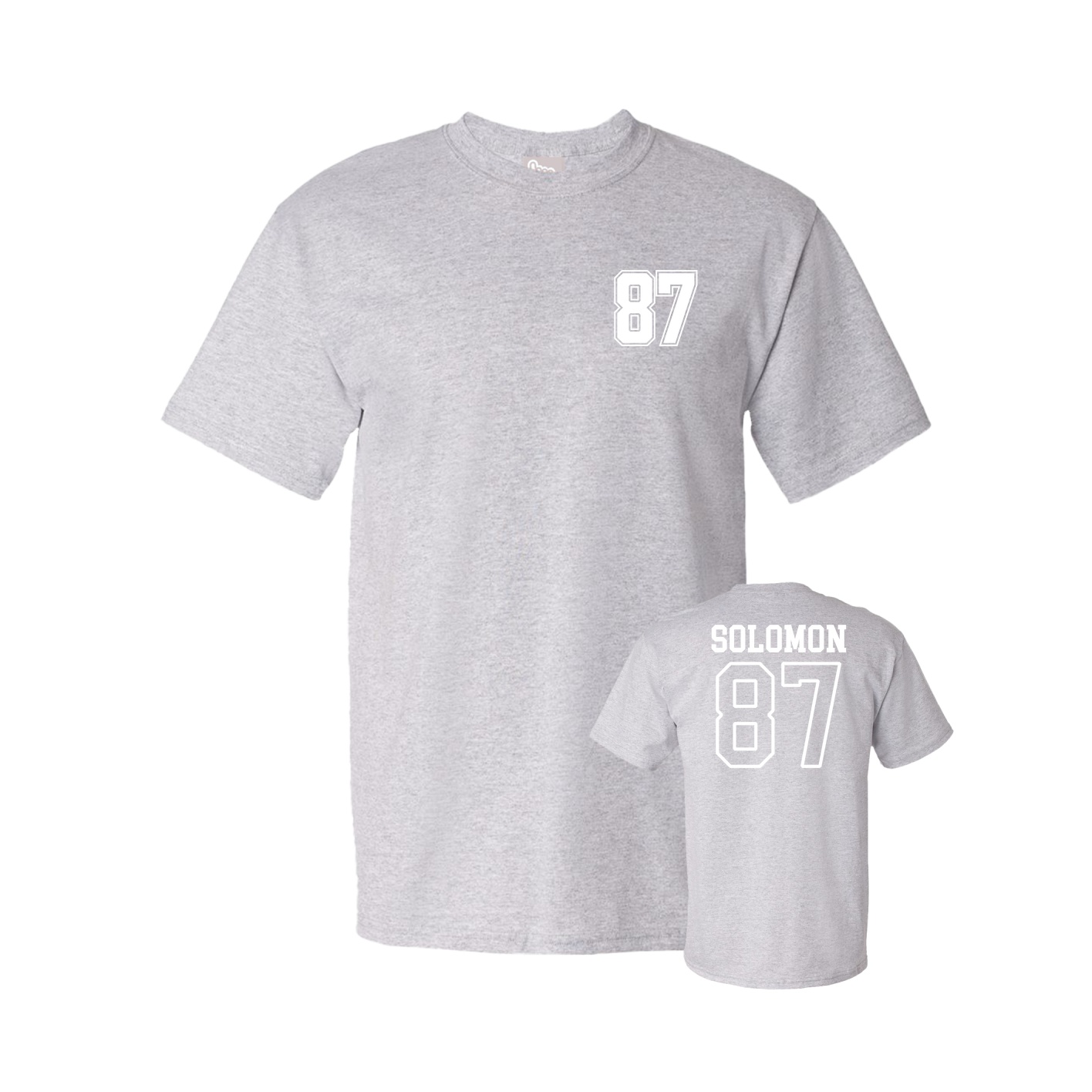 Tee — Chest Back in Grey