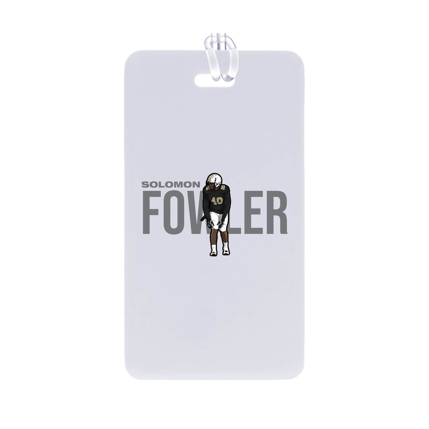 Bag Tag — Player Name in Classic