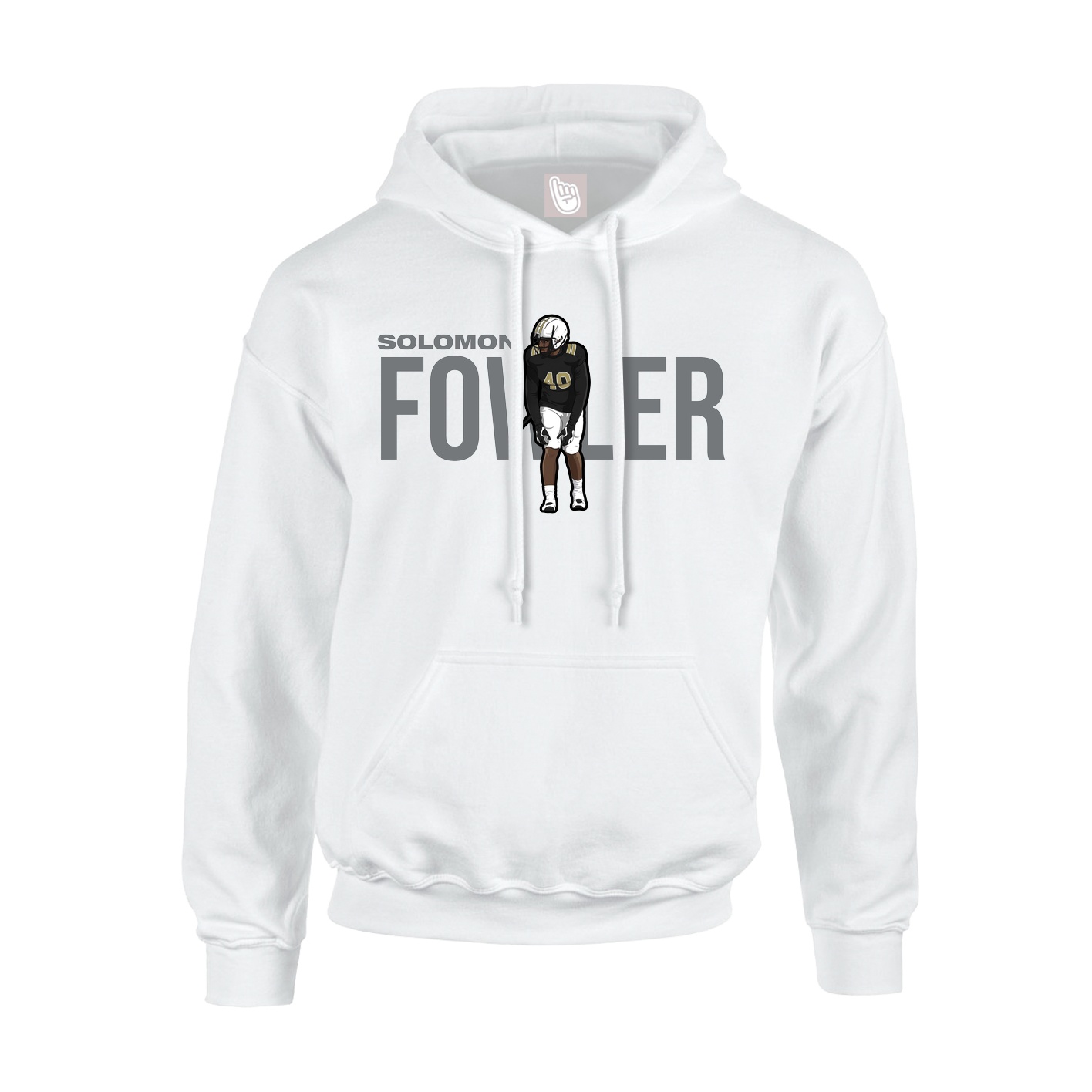 Hoodie — Player Name in White