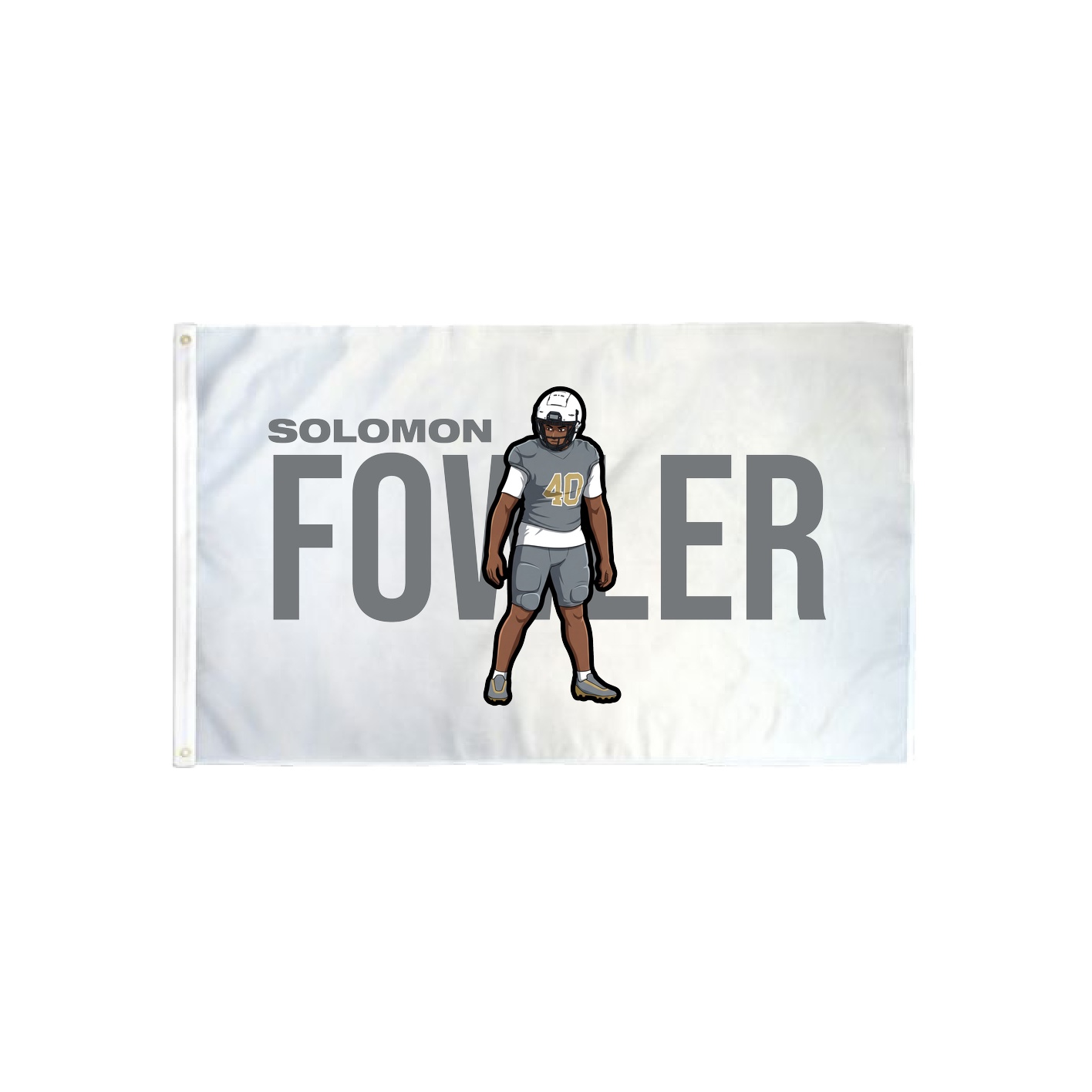 3x5 Flag — Player Name in Classic