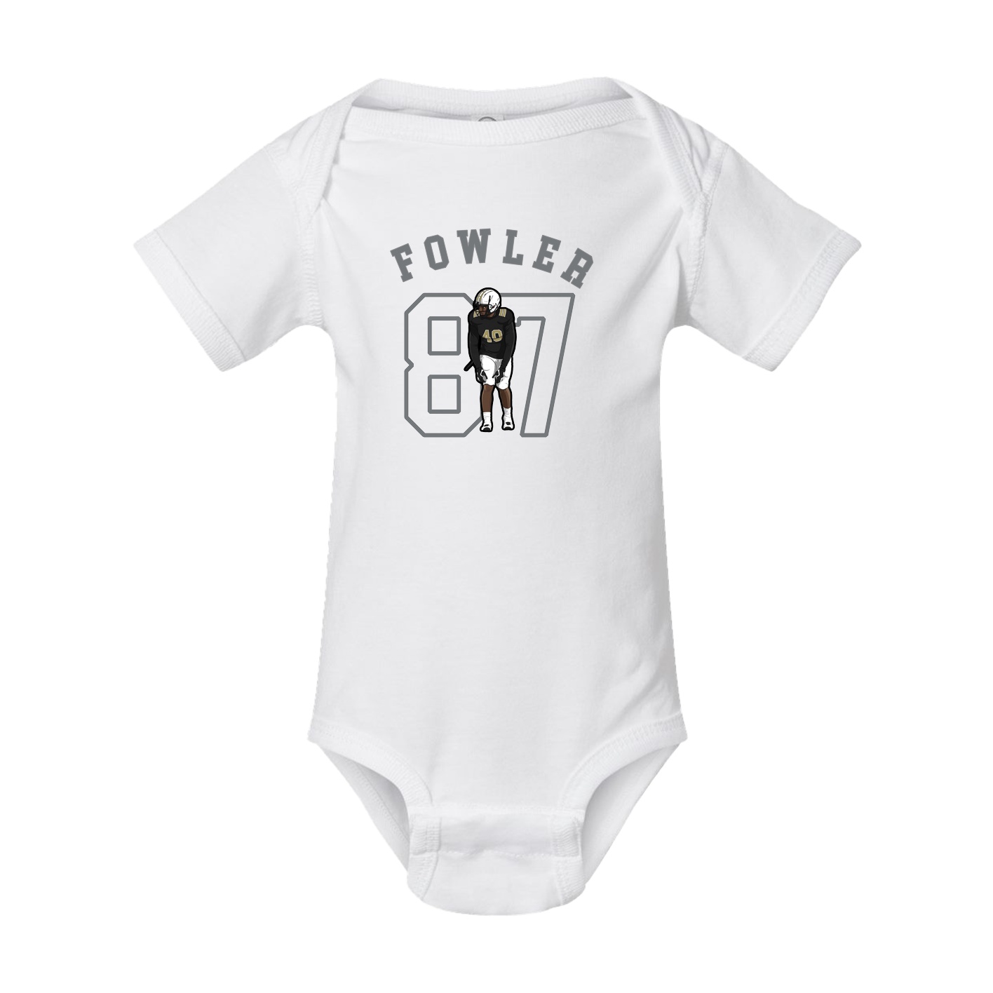 Baby Onesie — Shirsey Arch in White