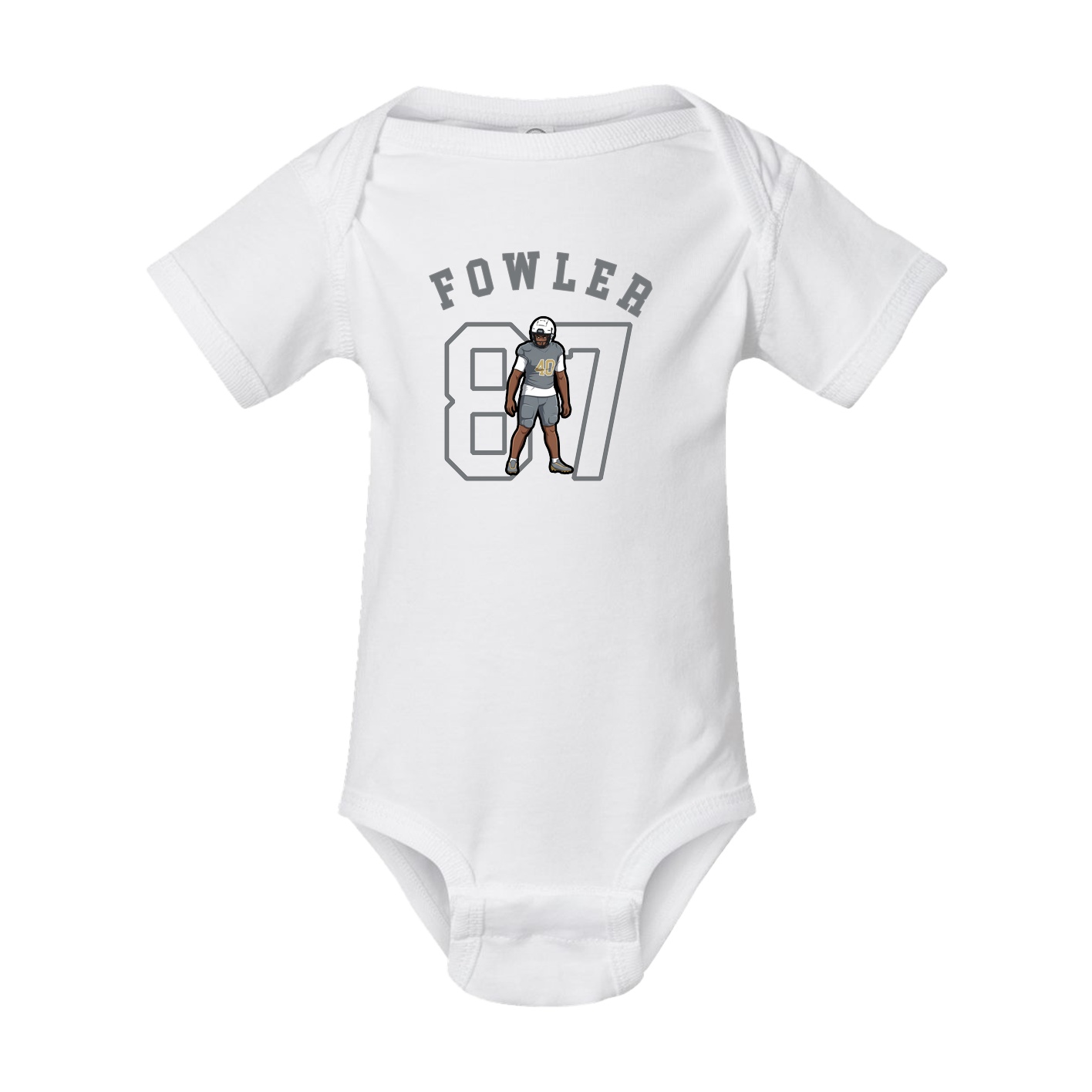 Baby Onesie — Shirsey Arch in White