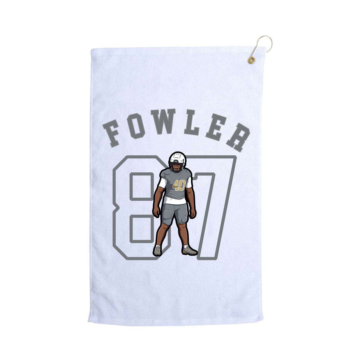 Golf Towel — Shirsey Arch in White