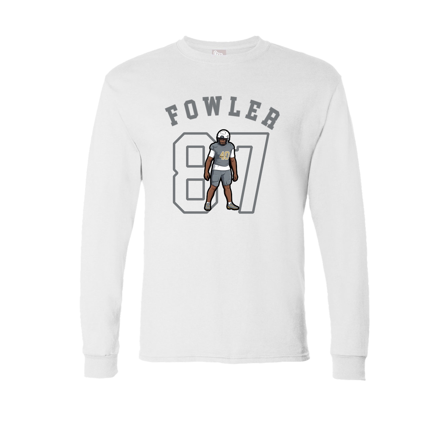 Long Sleeve Tee — Shirsey Arch in White
