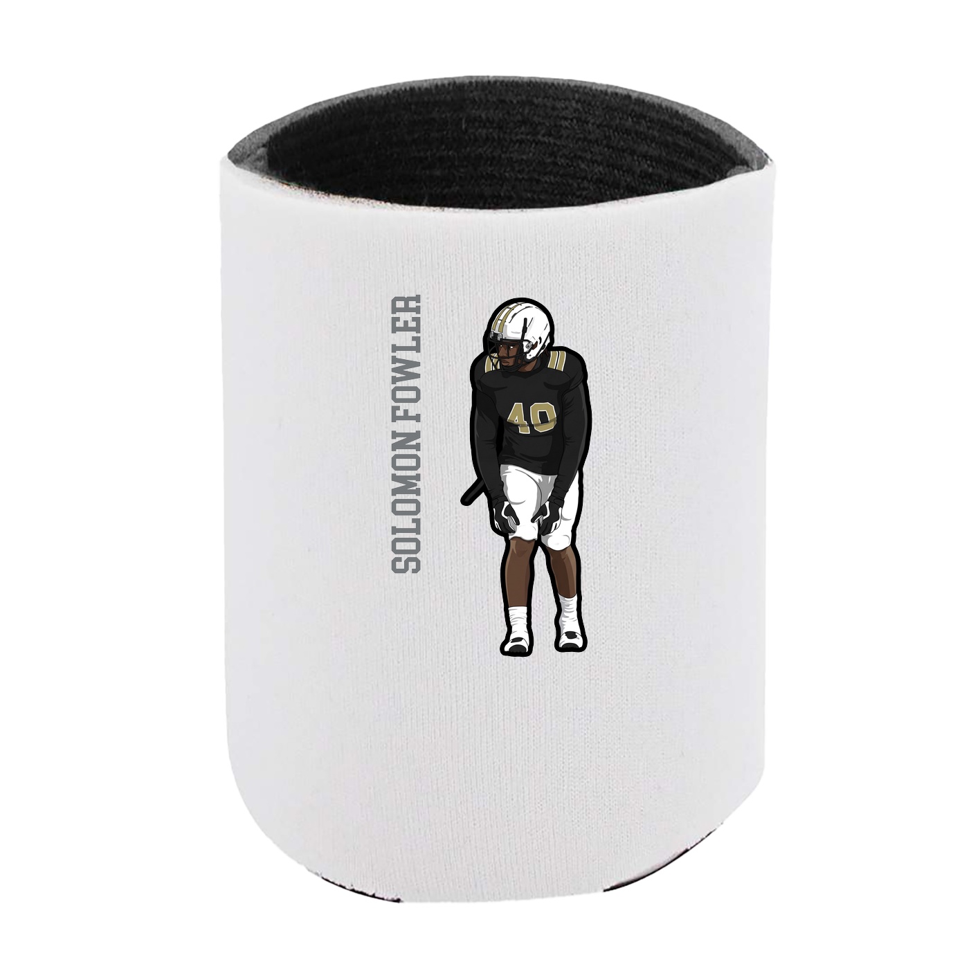 Can Holder — Name Vertical in White