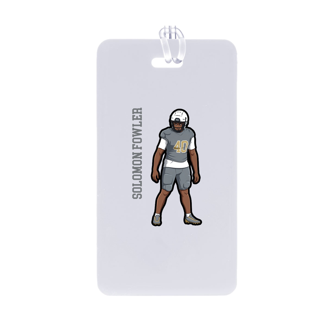 Bag Tag — Name Vertical in Classic
