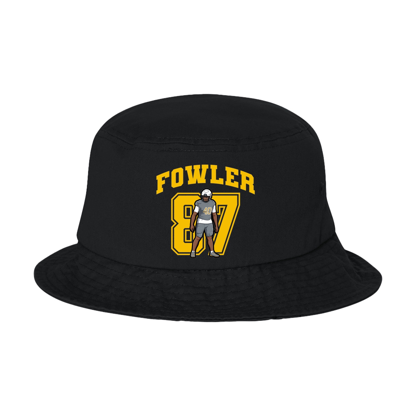 Bucket Cap — Number in Black
