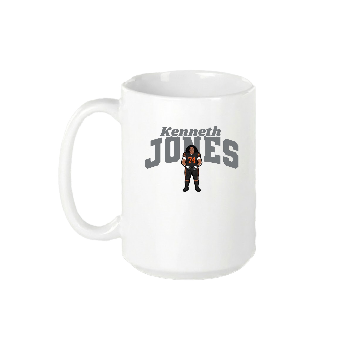 15oz Coffee Mug — Signature Arch in White