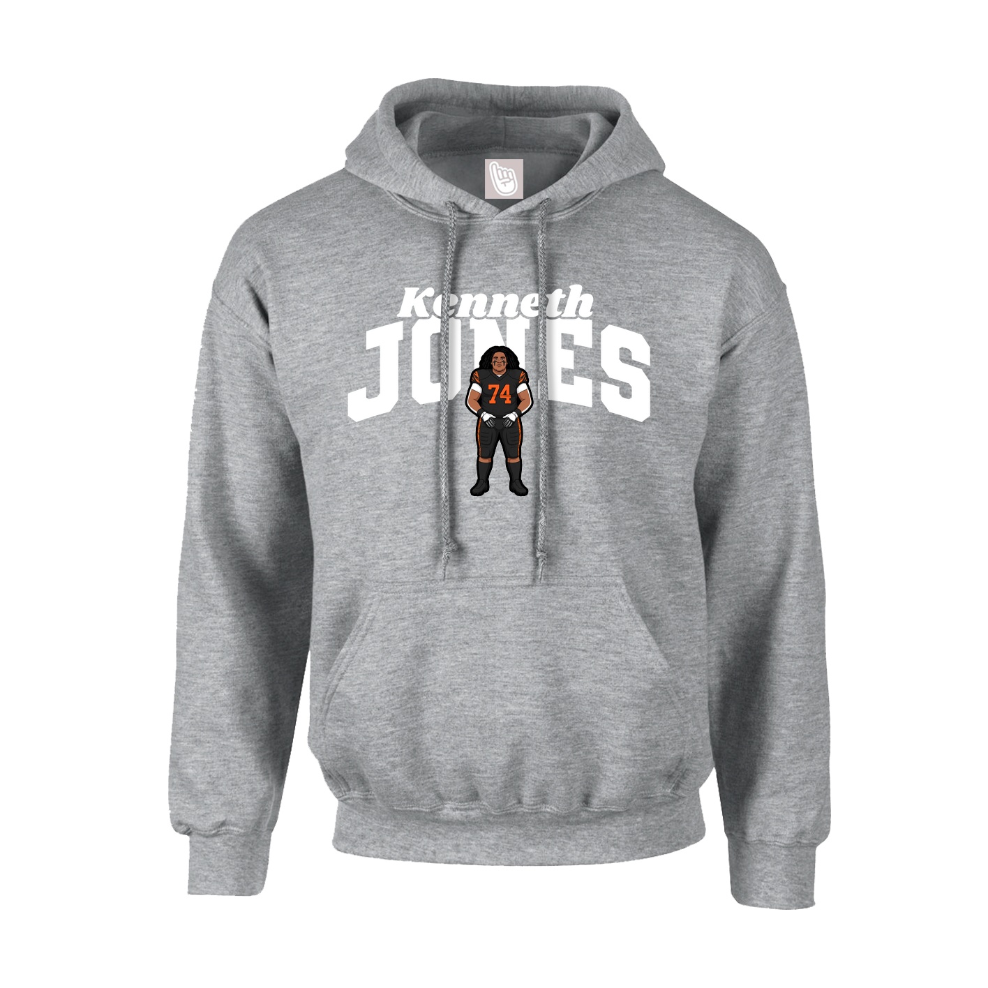 Hoodie — Signature Arch in Grey