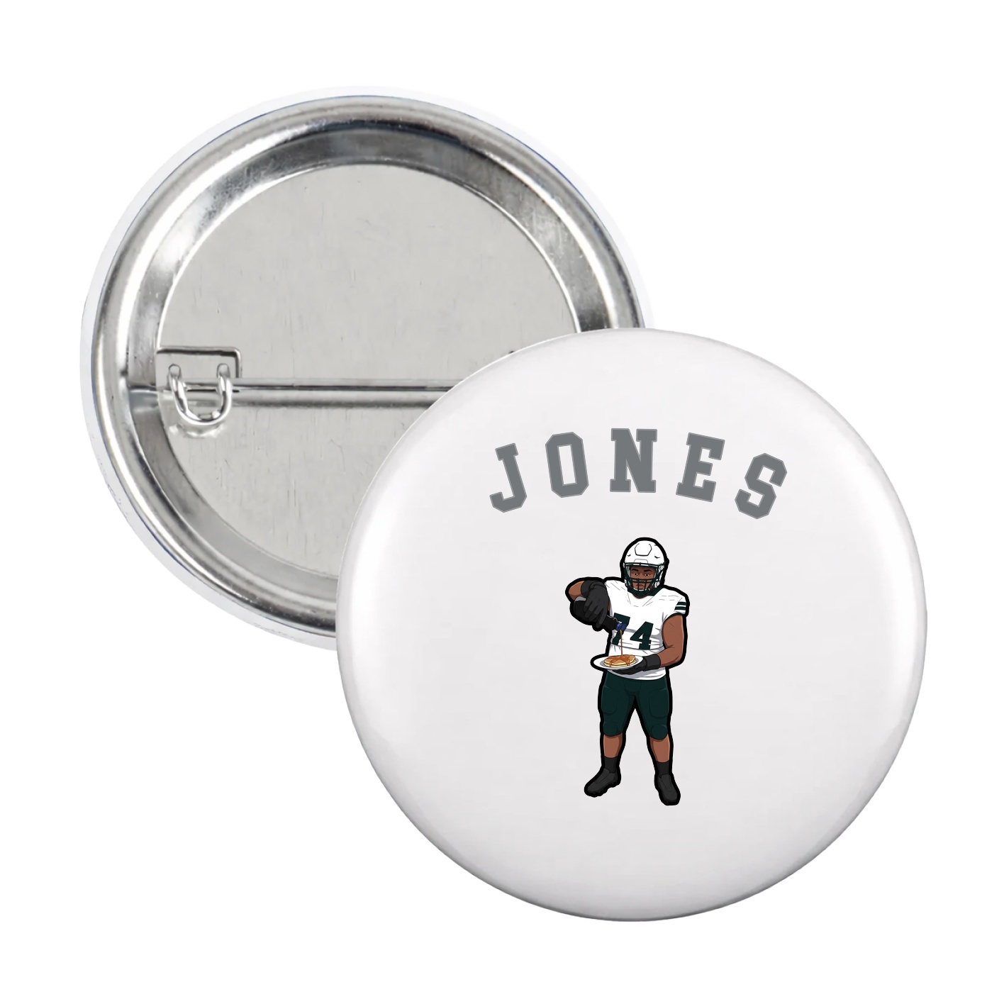 Game Day Button — Shirsey Arch in White