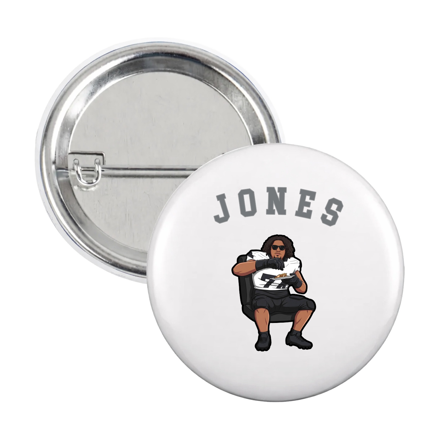 Game Day Button — Shirsey Arch in White