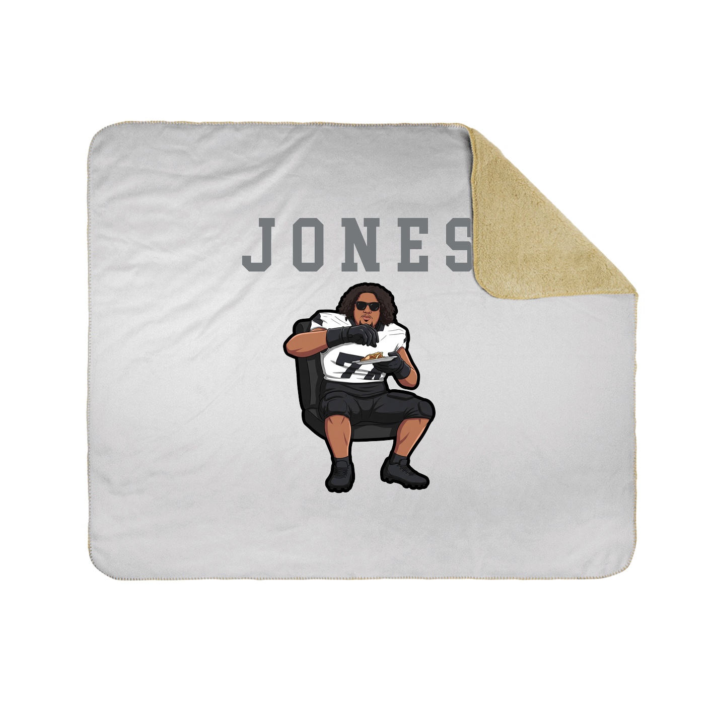 Throw Blanket — Shirsey in White
