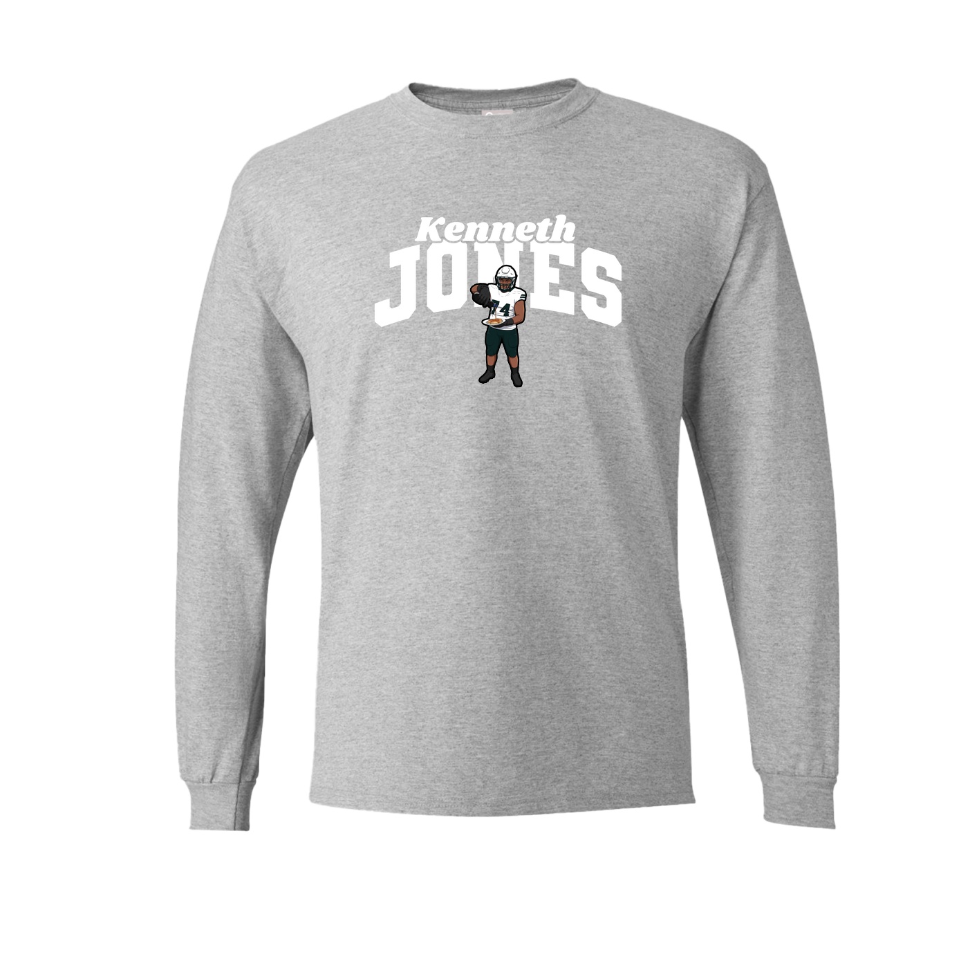 Long Sleeve Tee — Signature Arch in Grey