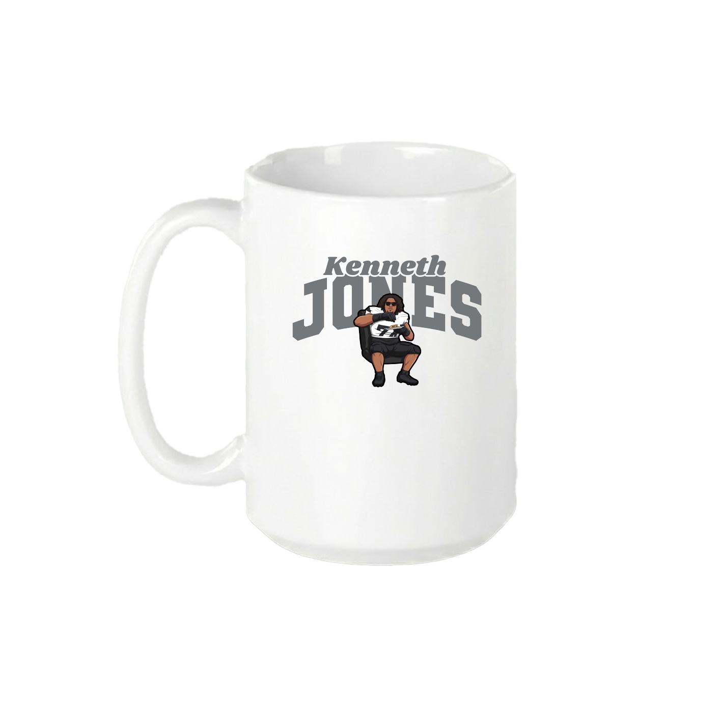 15oz Coffee Mug — Signature Arch in White