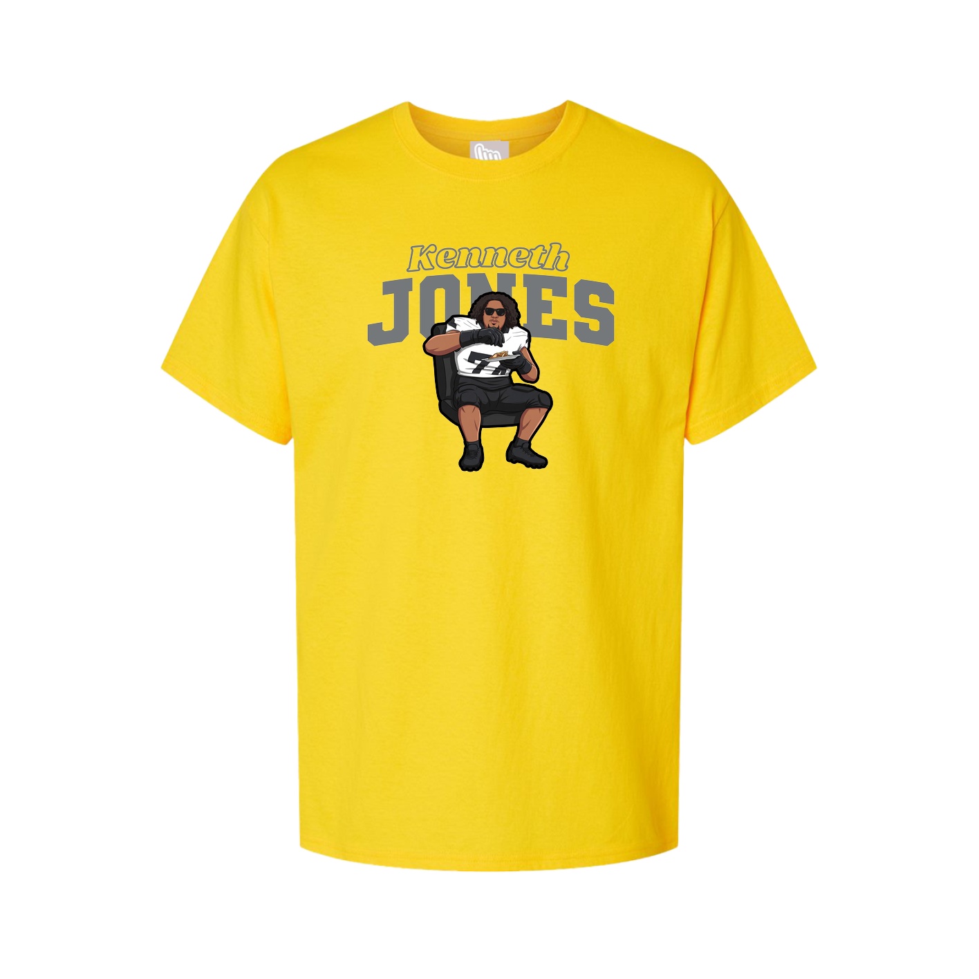 Youth Tee — Name Arch in Gold