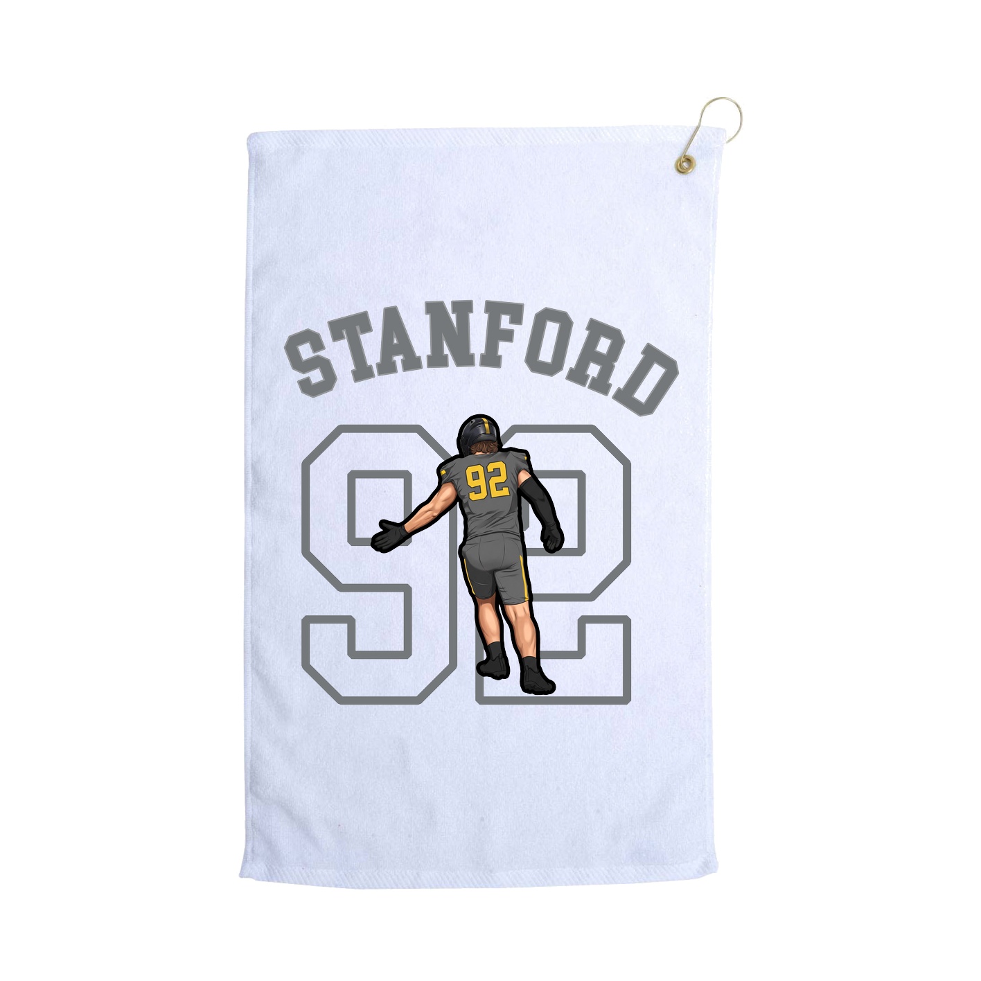 Golf Towel — Shirsey Arch in White