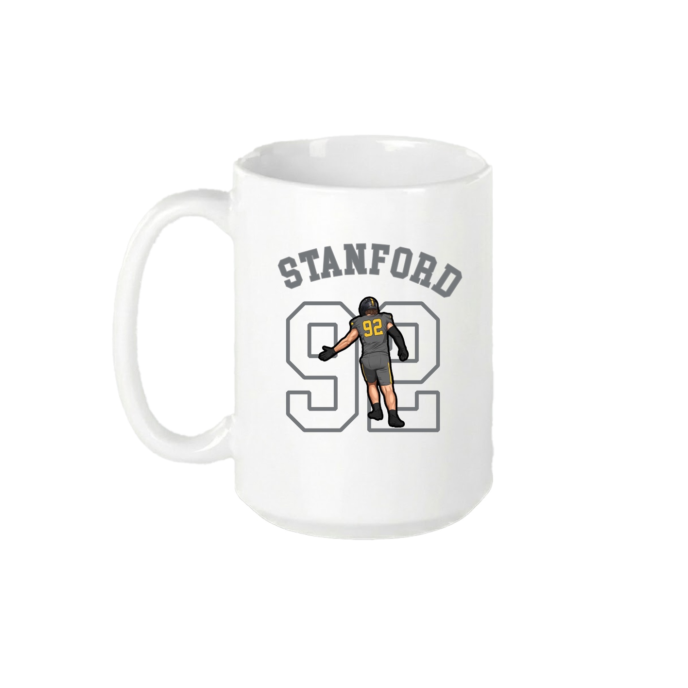15oz Coffee Mug — Shirsey Arch in White