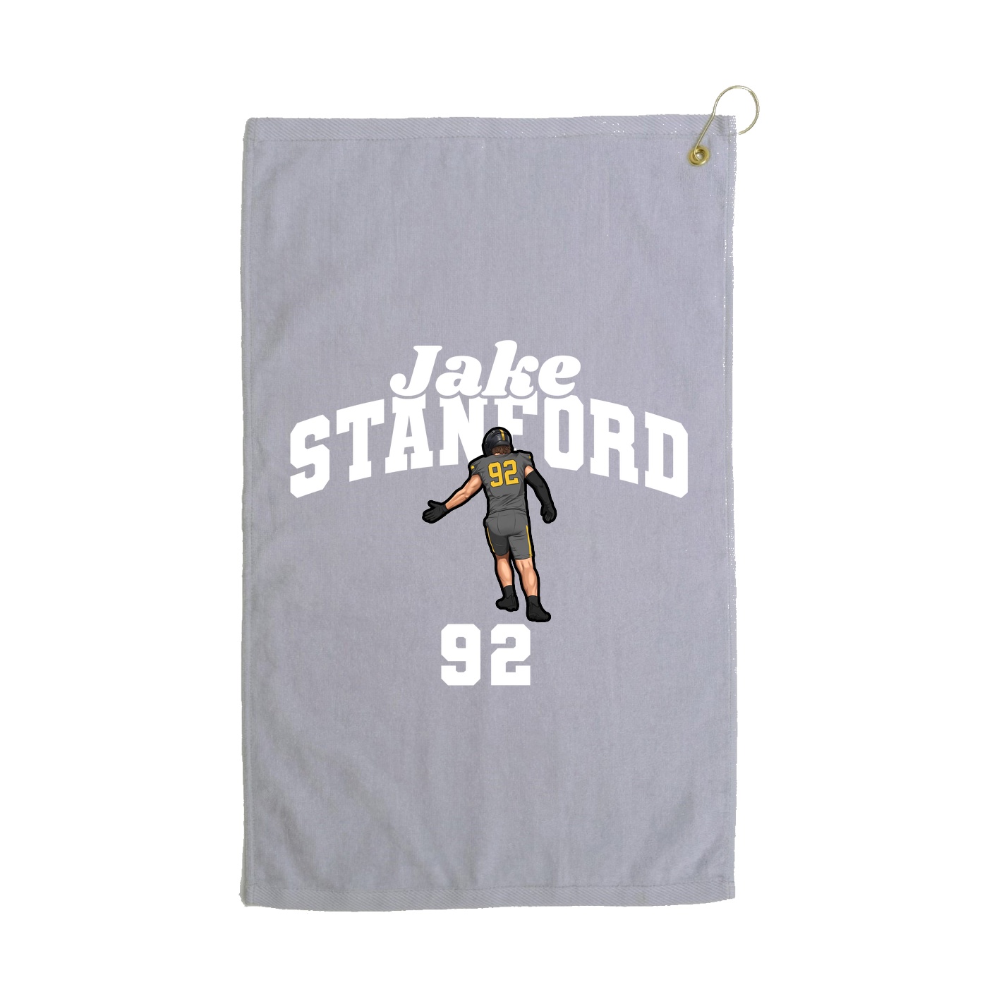 Golf Towel — Signature Arch in Grey
