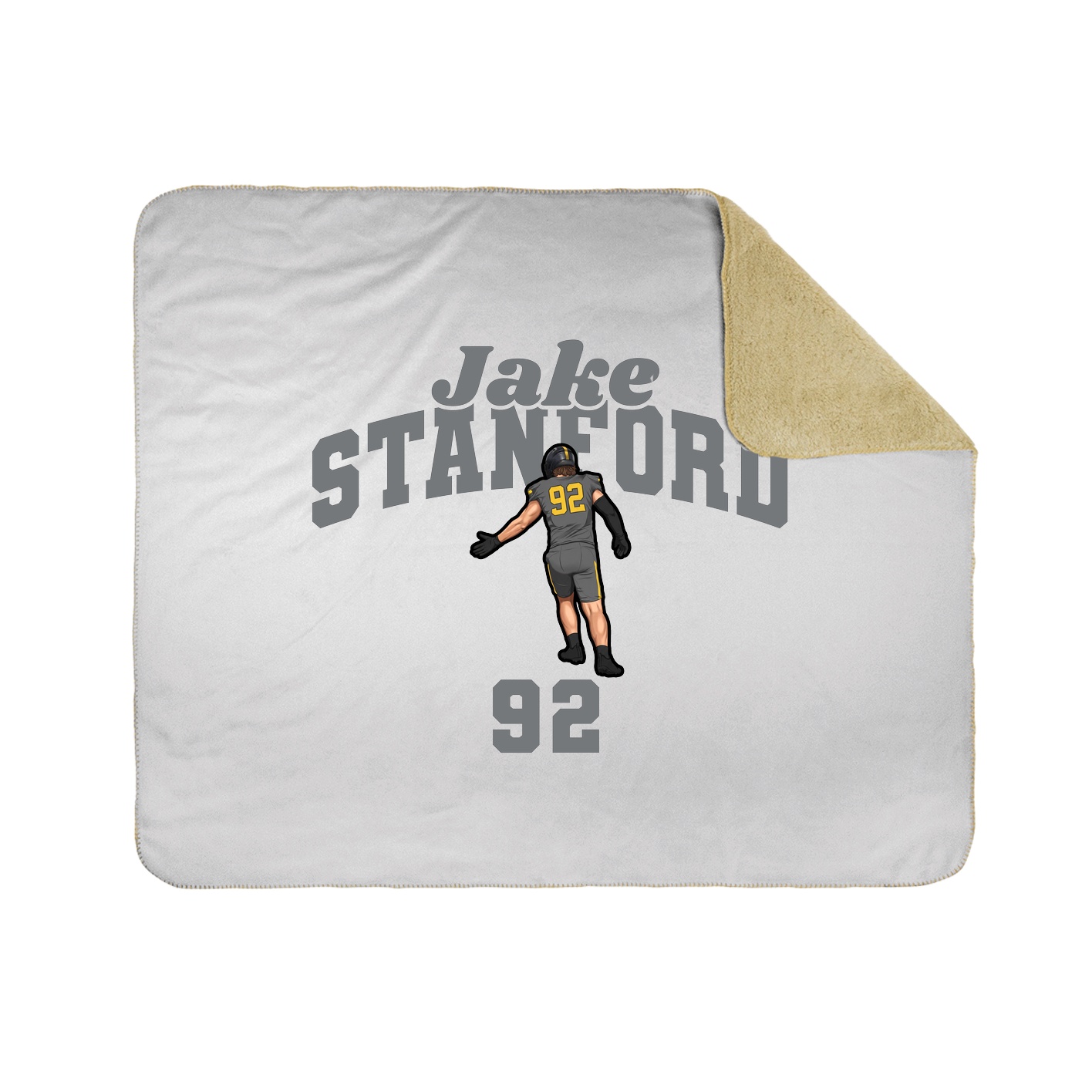 Throw Blanket — Signature Arch in White
