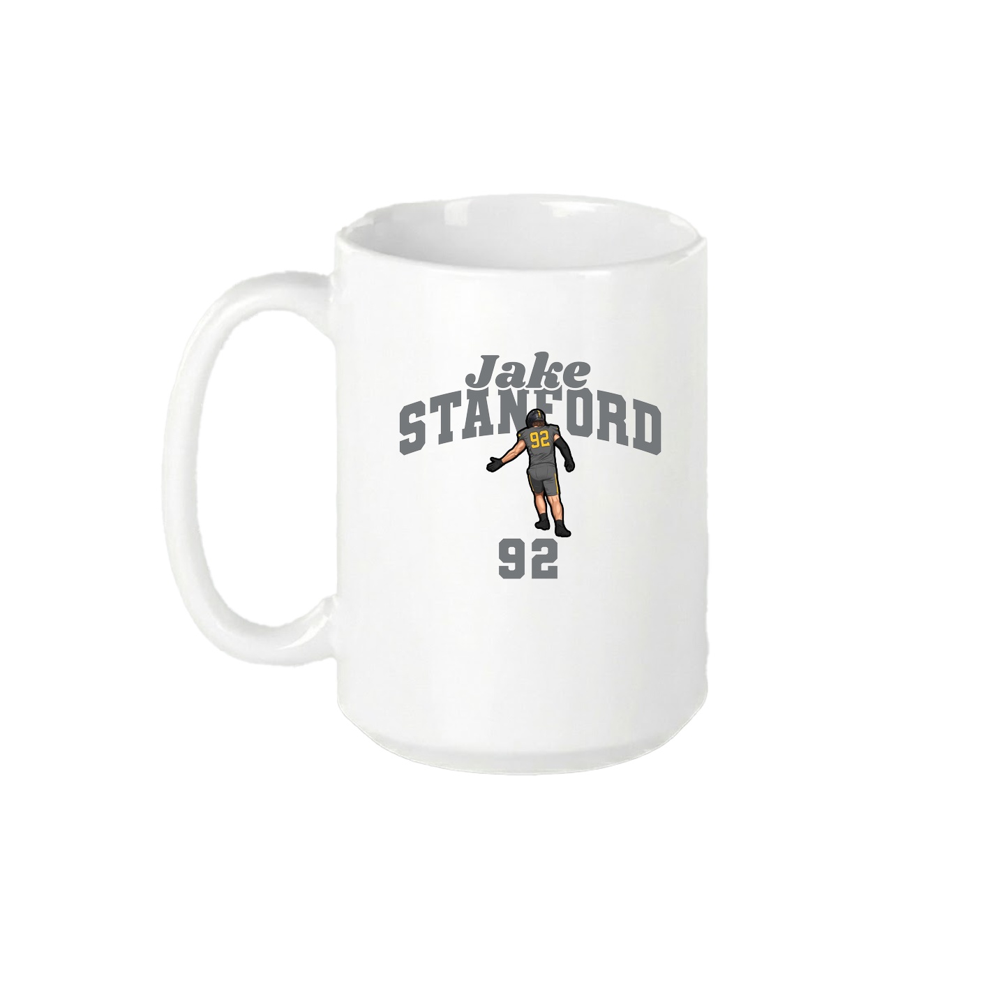 15oz Coffee Mug — Signature Arch in White