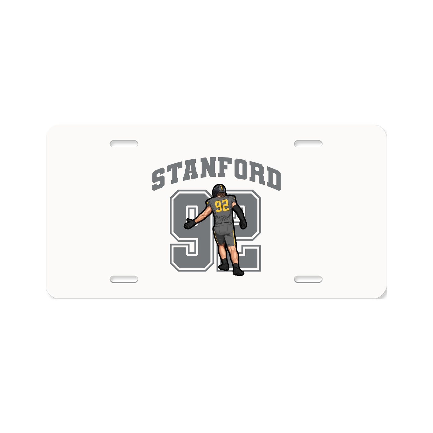 License Plate — Number in Classic
