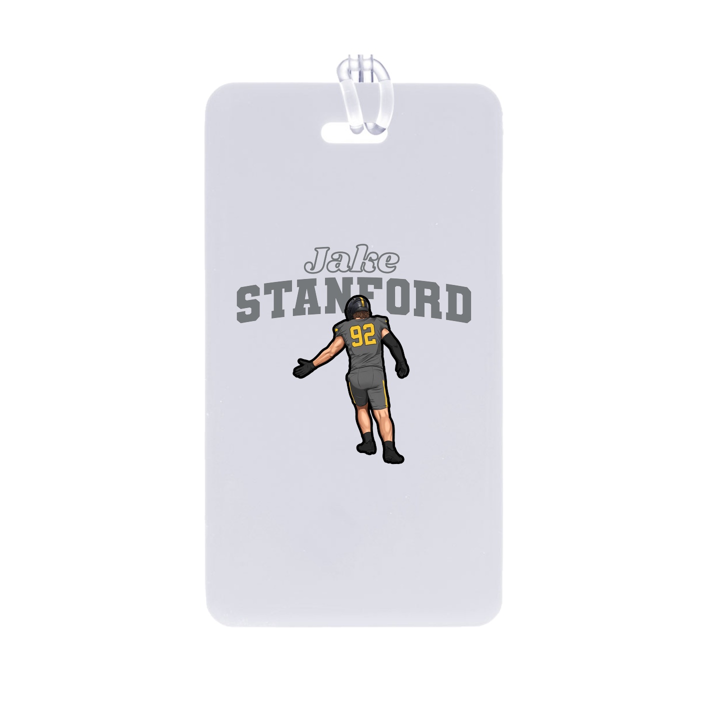Bag Tag — Name Arch in Classic