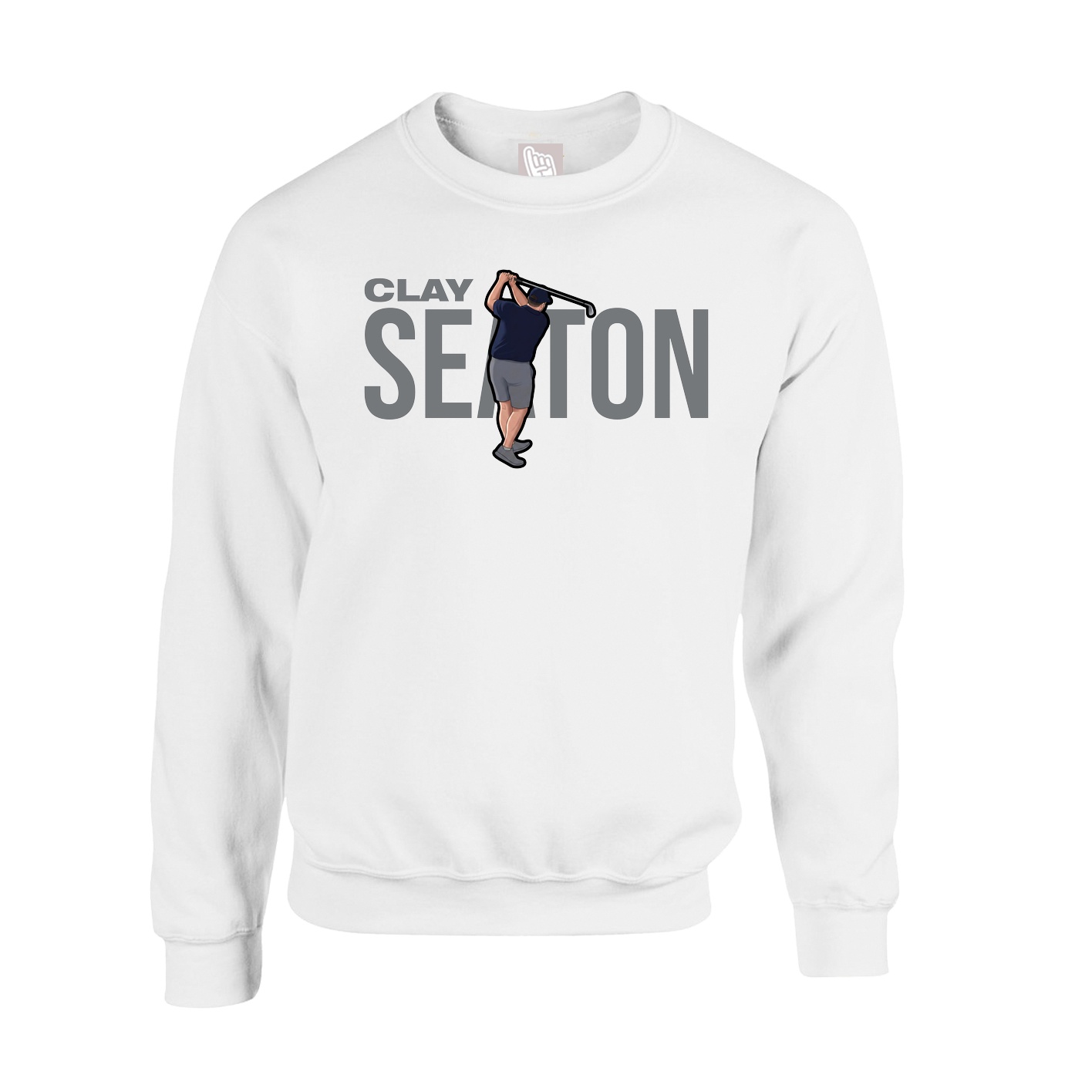 Fleece Crew — Player Name in White