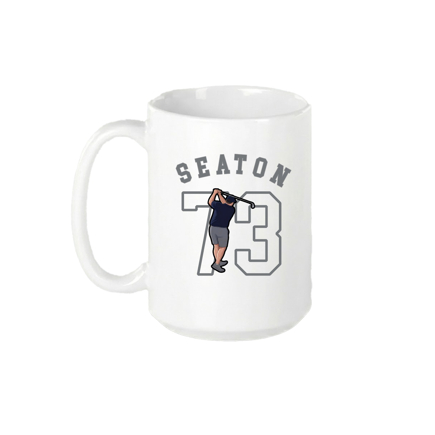 15oz Coffee Mug — Shirsey Arch in White