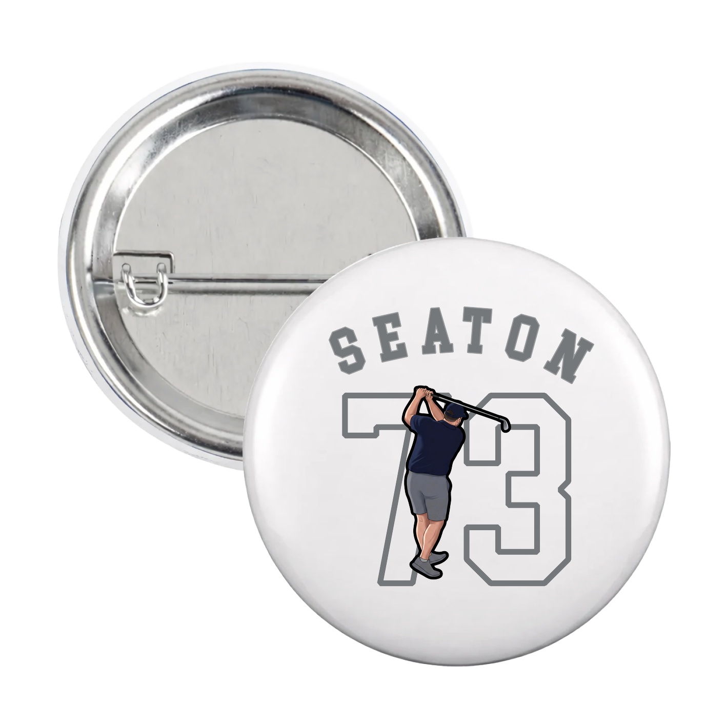 Game Day Button — Shirsey Arch in White