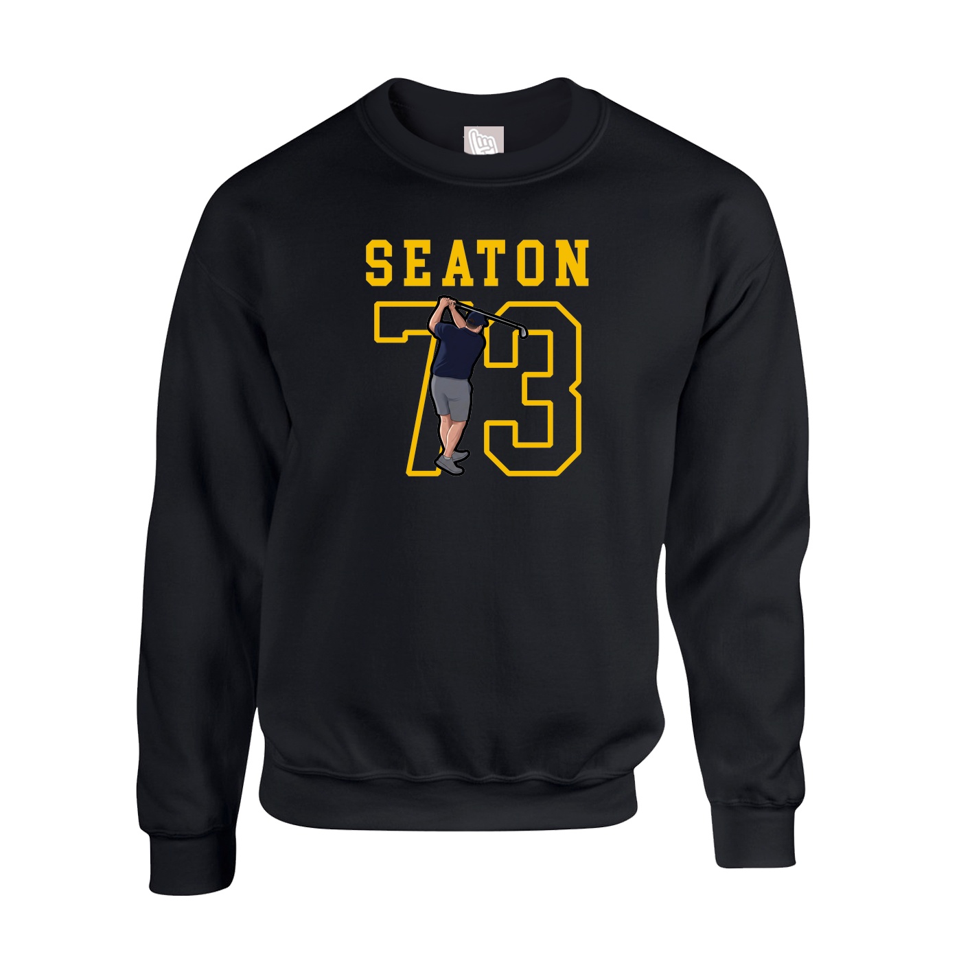 Fleece Crew — Shirsey in Black
