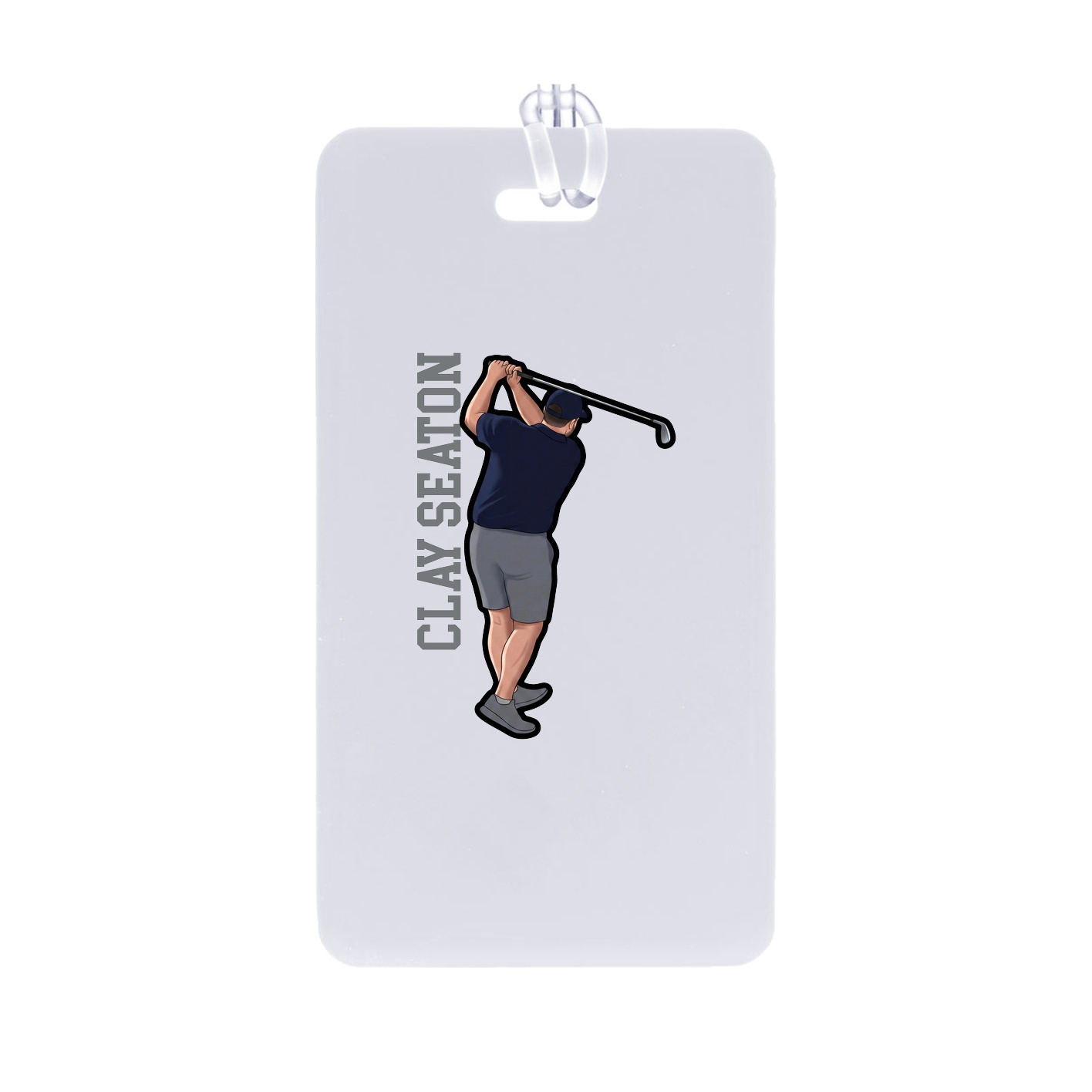Bag Tag — Name Vertical in Classic